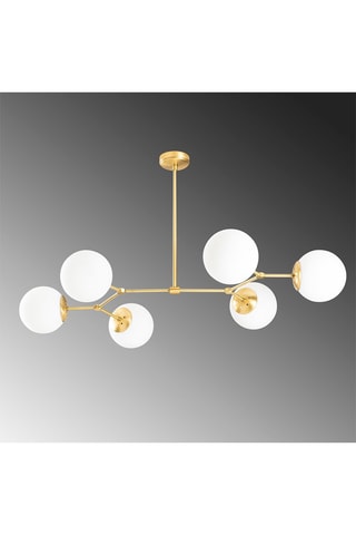 Hanglampen - Goudkleurig - 6 x 100 W