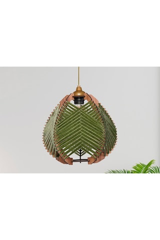 Candeeiro suspenso - Verde - 60 W