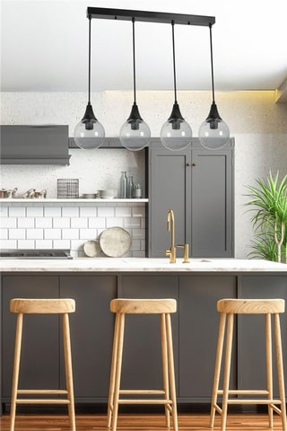 Candeeiro suspenso Afra - Preto - 40 W