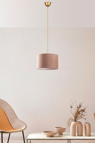 Candeeiro suspenso Pie - Bege - 40 W