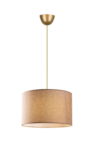 Candeeiro suspenso Pie - Bege - 40 W
