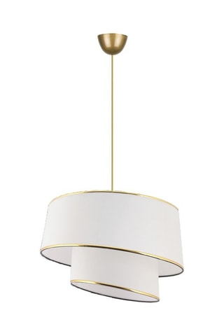 Candeeiro suspenso Barette - Branco - 40 W