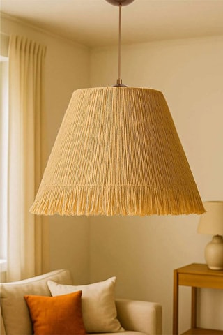 Candeeiro suspenso Mantra - Bege - 40 W