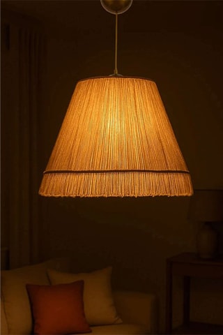 Candeeiro suspenso Mantra - Bege - 40 W