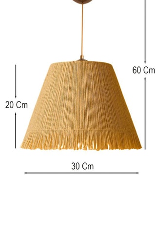 Candeeiro suspenso Mantra - Bege - 40 W