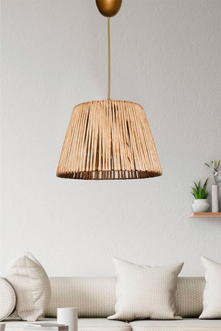 Candeeiro suspenso - Natural - 60 W