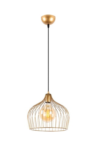 Candeeiro suspenso Bek - Dourado - 40 W