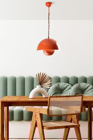 Candeeiro suspenso - Laranja - 40 W