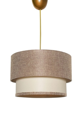 Candeeiro suspenso - Bege e creme