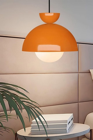 Candeeiro suspenso LED - Laranja - 40 W