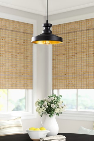 Candeeiro suspenso Berceste - Preto - 40 W