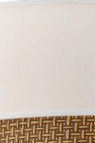 Candeeiro suspenso - Bege e branco - 45 -60 W