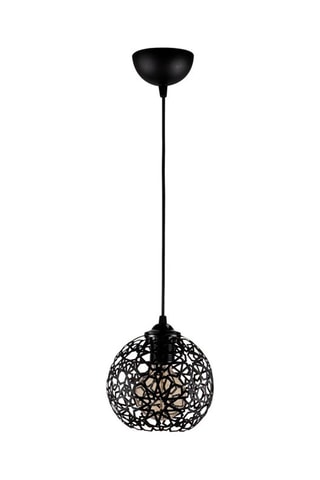 Candeeiro suspenso Fellini - Preto - 40 W