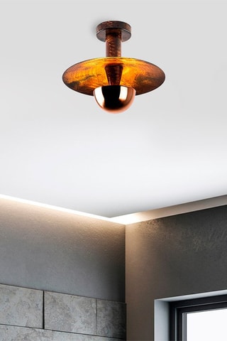 Candeeiro suspenso LED Kurt - Aobreado 10 W
