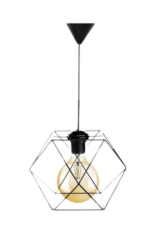 Candeeiro suspenso - Preto - 40 W