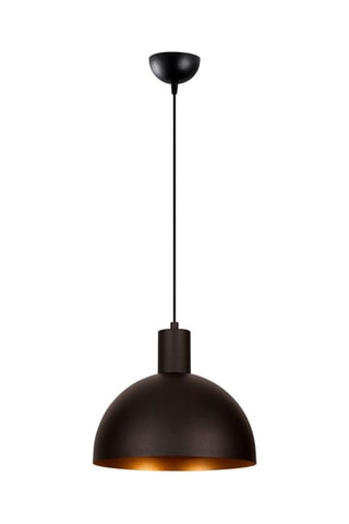 Candeeiro suspenso Sivani - Preto e dourado - 100 W