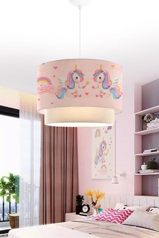 Candeeiro suspenso - Rosa - 40 W