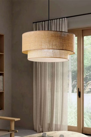 Candeeiro suspenso - Bege - 40 W