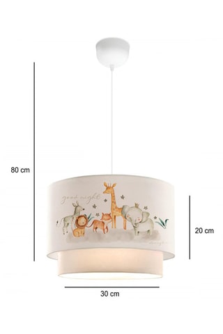 Candeeiro suspenso Ayd - Branco - 40 W
