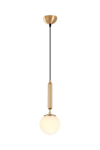 Candeeiro suspenso King - Dourado e transparente - 3 x 40 W
