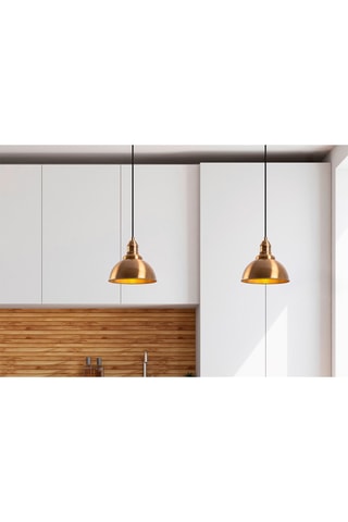 Candeeiro suspenso - Bronze - 15 W