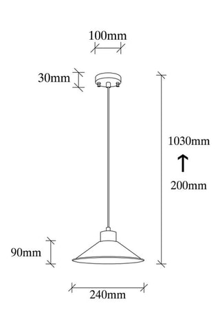 Candeeiro suspenso - Azu - 40 W