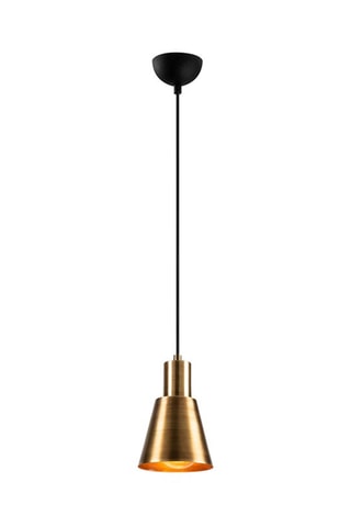 Candeeiro suspenso Kem - Dourado - 100 W
