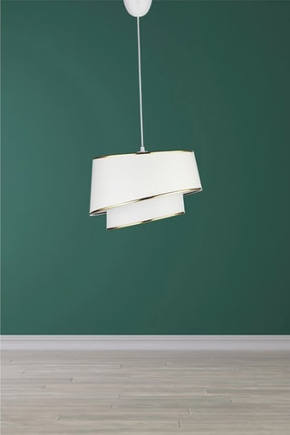 Candeeiro suspenso KS-2003 - Branco - 40 W