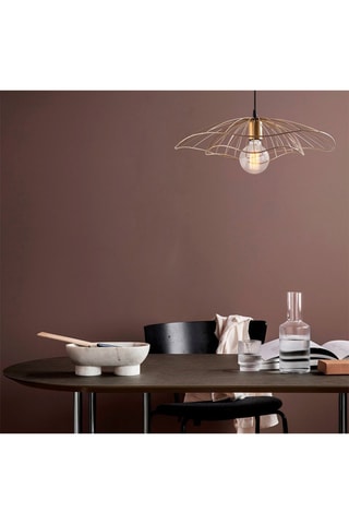 Candeeiro suspenso - Dourado - 40 W