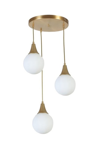 Candeeiro suspenso - Branco - 3 x 40 - 60 W