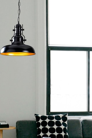 Candeeiro suspenso Berceste - Preto - 100 W