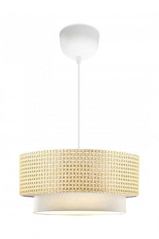Candeeiro suspenso - Bege - 40 W