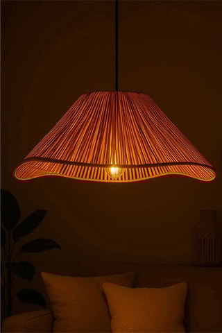 Candeeiro suspenso Rayen - Camel - 40 W