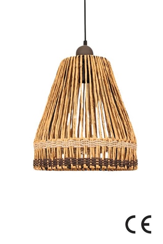 Candeeiro suspenso Caula - Bege - 40 W