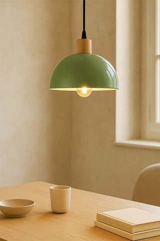 Candeeiro suspenso - Verde claro - 40 W