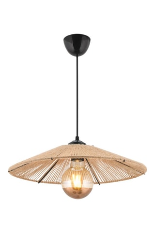 Candeeiro suspenso - Bege - 60 W