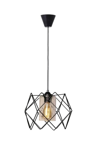 Candeeiro suspenso LB030 - Preto - 40 W