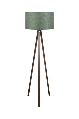 Candeeiro tripé Ayd - Verde e castanho - 60 W