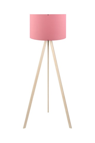 Candeeiro tripé Ayd-1212 - Rosa e natural - 60 W