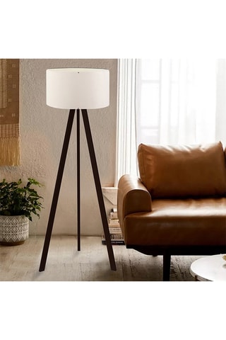 Candeeiro tripé Ayd - Creme - 60 W
