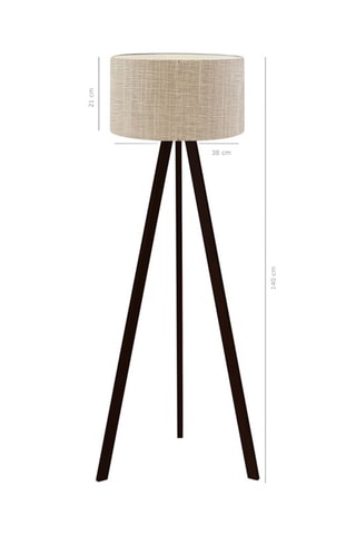 Candeeiro tripé Ayd - Bege - 60 W