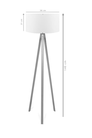Candeeiro tripé Ayd - Preto - 60 W