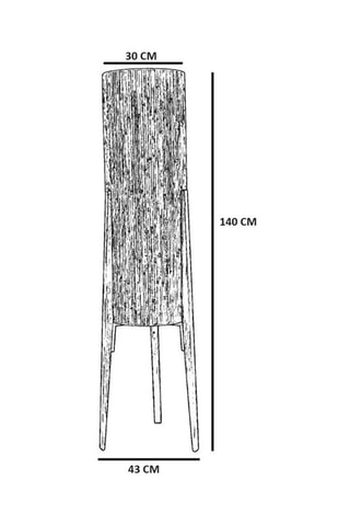 Staanlamp Yildo - Zwart en Goudkleurig - 40-60 W
