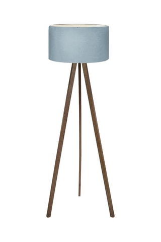 Candeeiro tripé Ayd - Azul e natural - 60 W