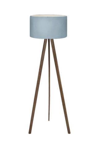 Candeeiro tripé Ayd - Azul e natural - 60 W