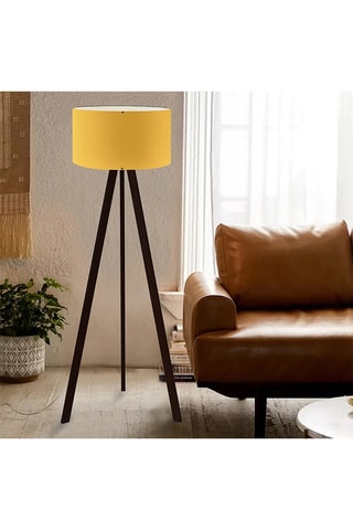 Candeeiro de pé - Amarelo - 60 W