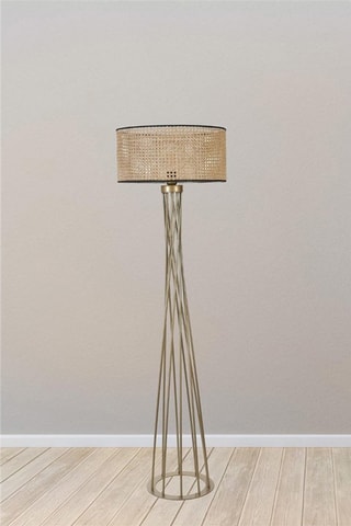 Staanlamp - Goudkleurig - 40 - 60 W - 170 cm