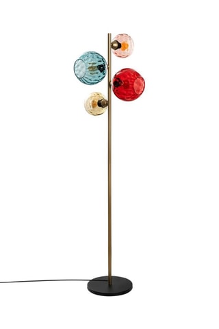 Staanlamp Benek - Goudkleurig - 4 x 40 W