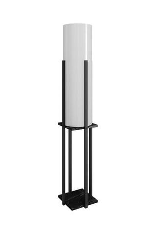 Houten Staanlamp - Naturel en Taupe - 60 W
