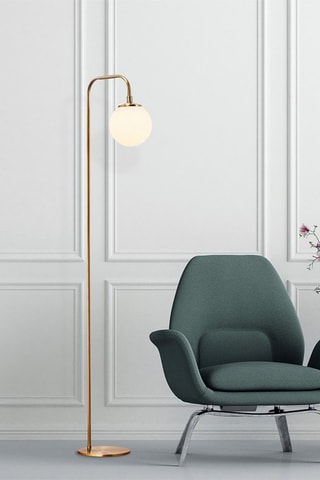 Staanlamp - Beige en Zwart - 60 W